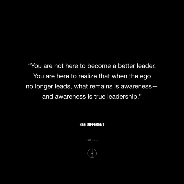 Awareness is leadership