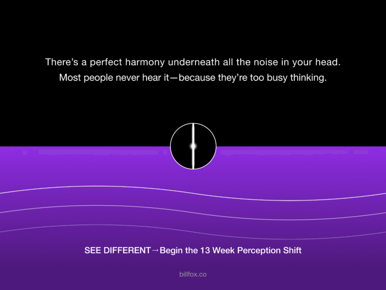 Perfect harmony underneath