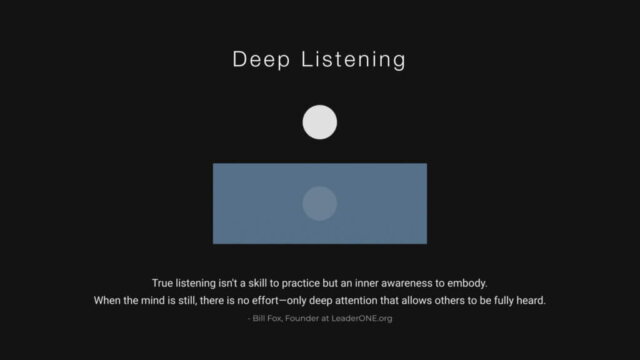 Deep listening