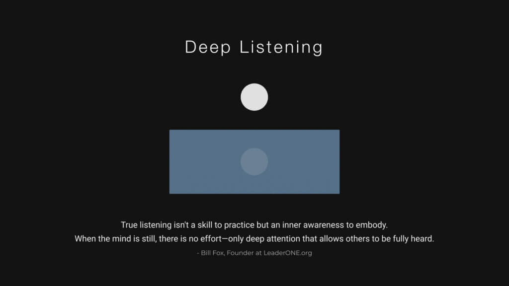 Deep listening
