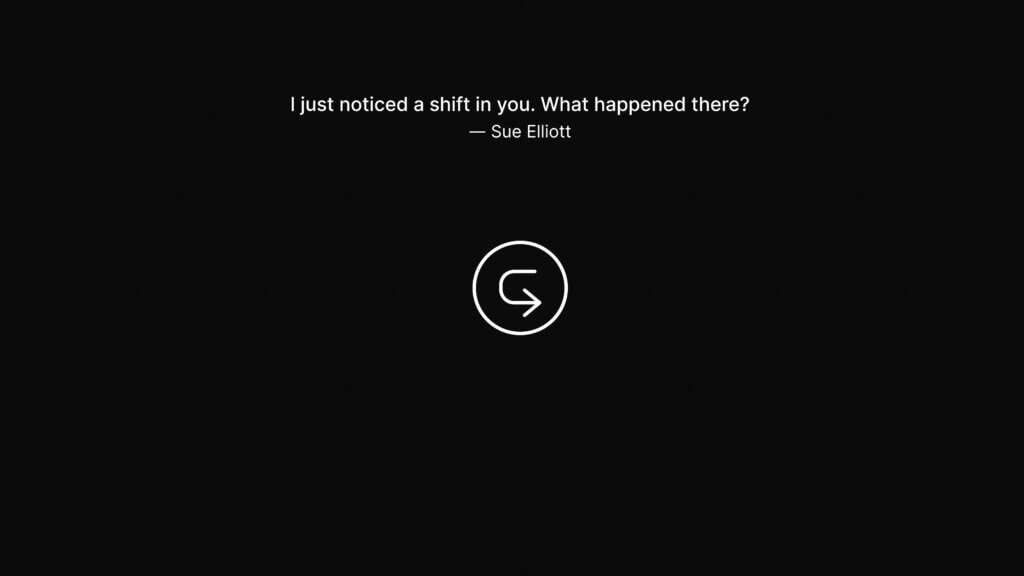Noticed a shift