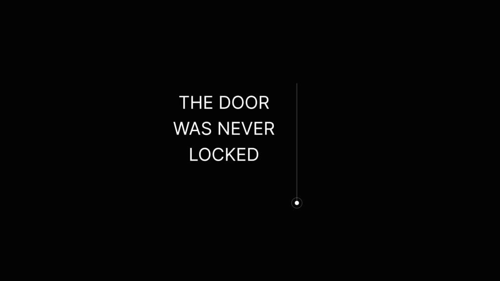 Door never locked