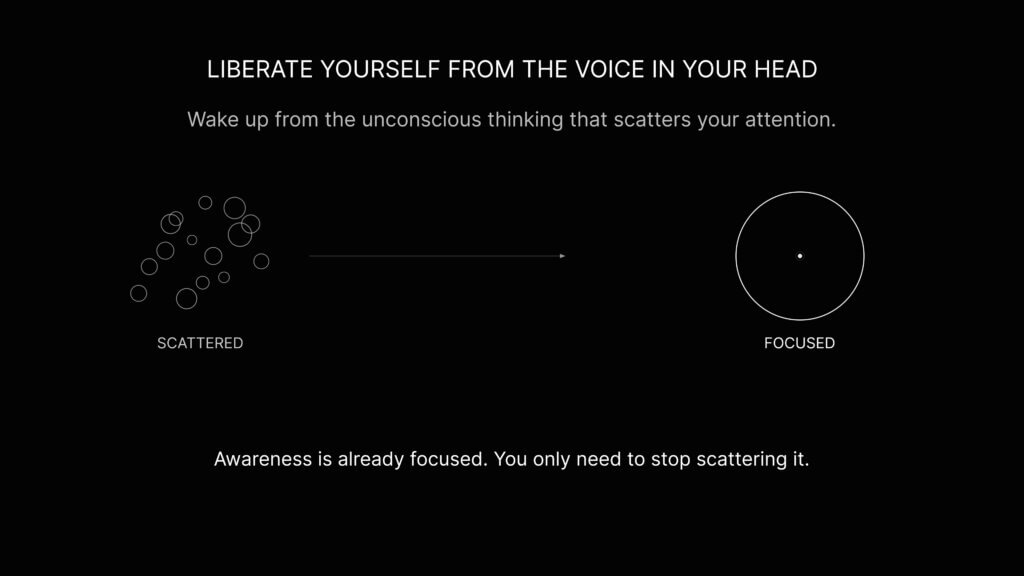 Liberate yourself from the voice