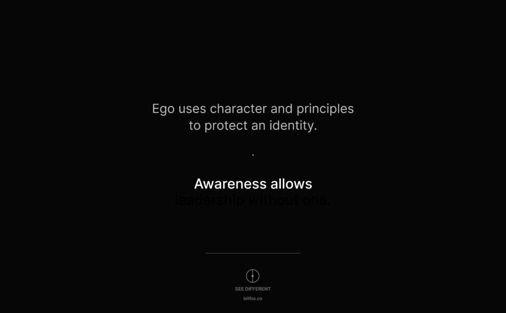 Ego awareness