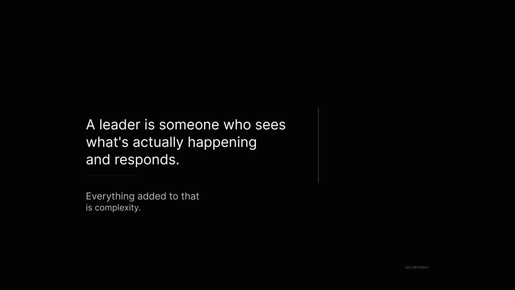 Everything added is complexity