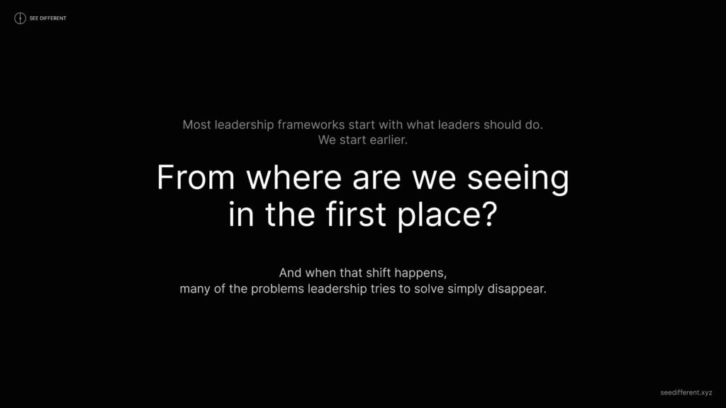 Leadership begins earlier